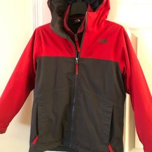The North Face 3 in 1 waterproof jacket